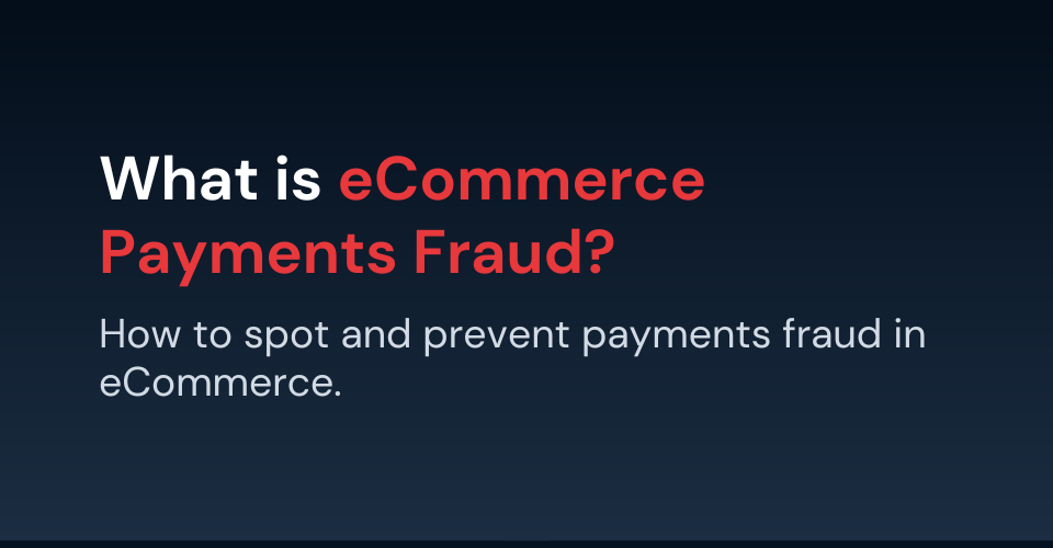 What is eCommerce Payments Fraud?